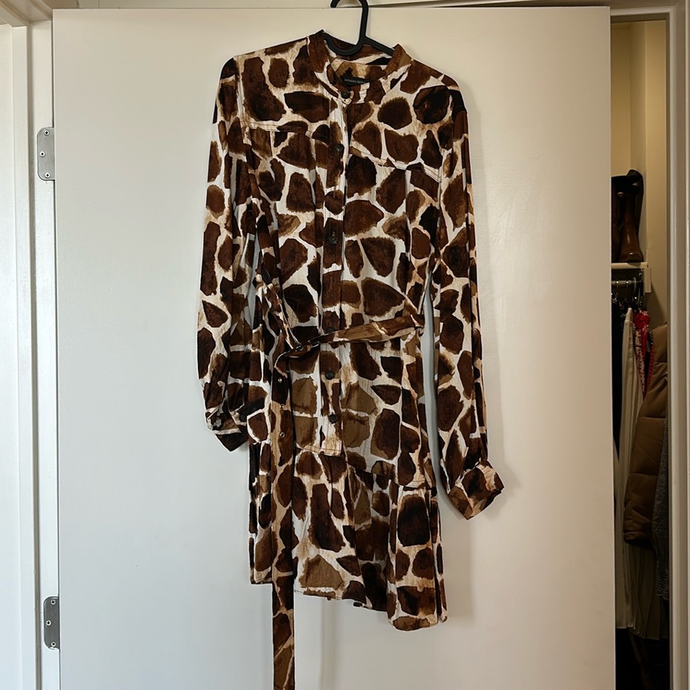 Banana Republic animal print dress